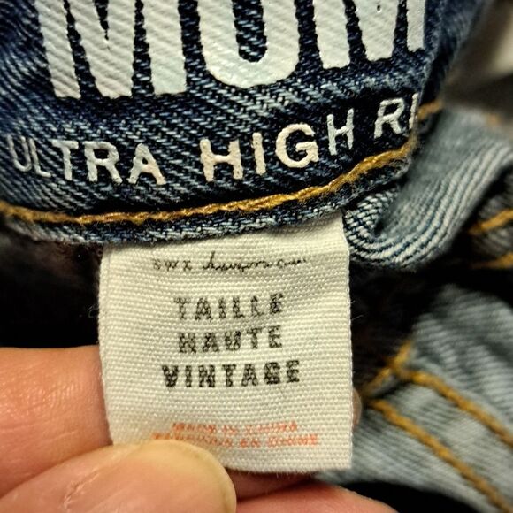 Taille Haute Vintage Mom Ultra High Rise jeans size 7 - Picture 8 of 9